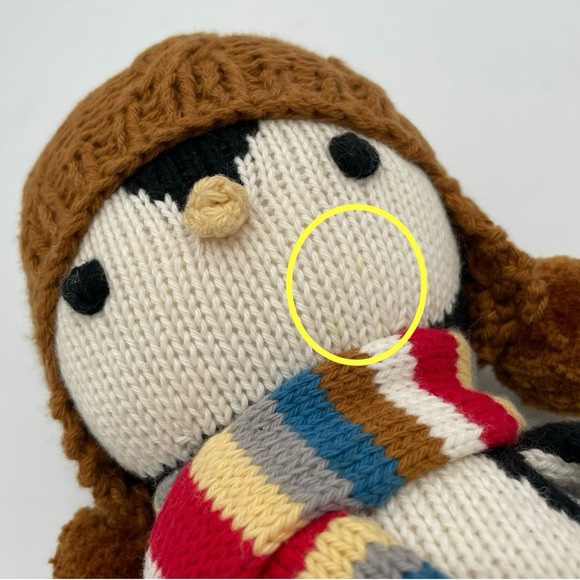 VGUC cuddle + kind Everest The Penguin 13" Hand-Knit Doll, Stuffed Animal - Picture 16 of 16